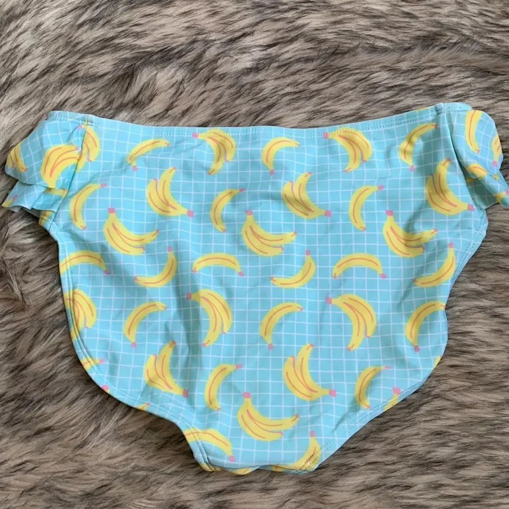 Art Class Banana Print Bikini Bottoms Swimsuit Swimwear 14/16
